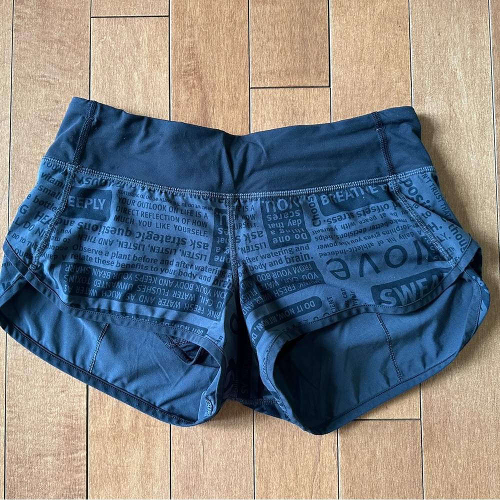 Lululemon Black Run Shorts